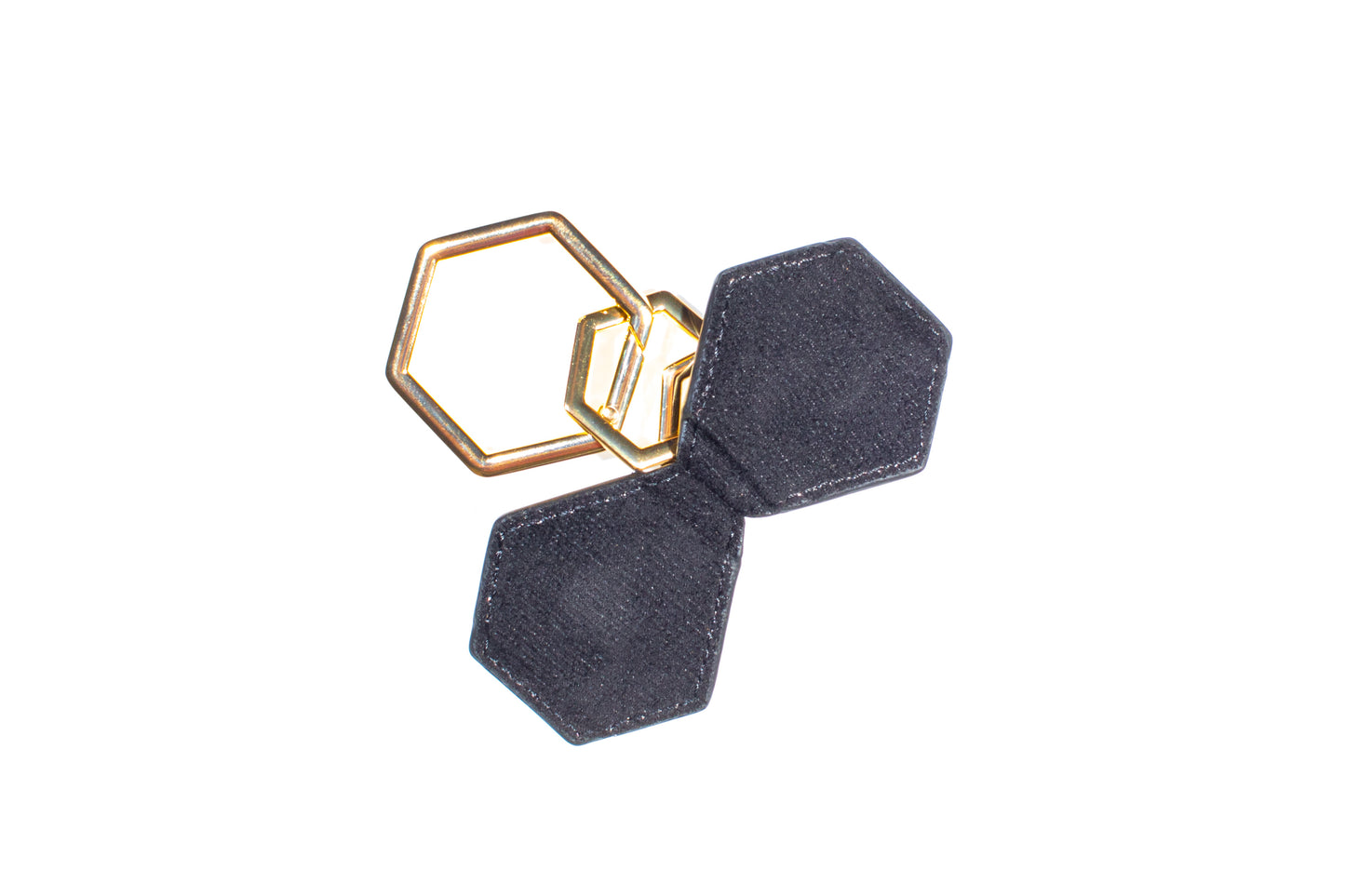 Leather Magnetic Hat Clip - Hexagon